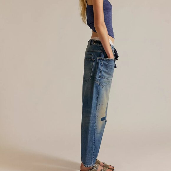 We The Free Moxie Pull-On Barrel Jeans - Picture 2 of 5